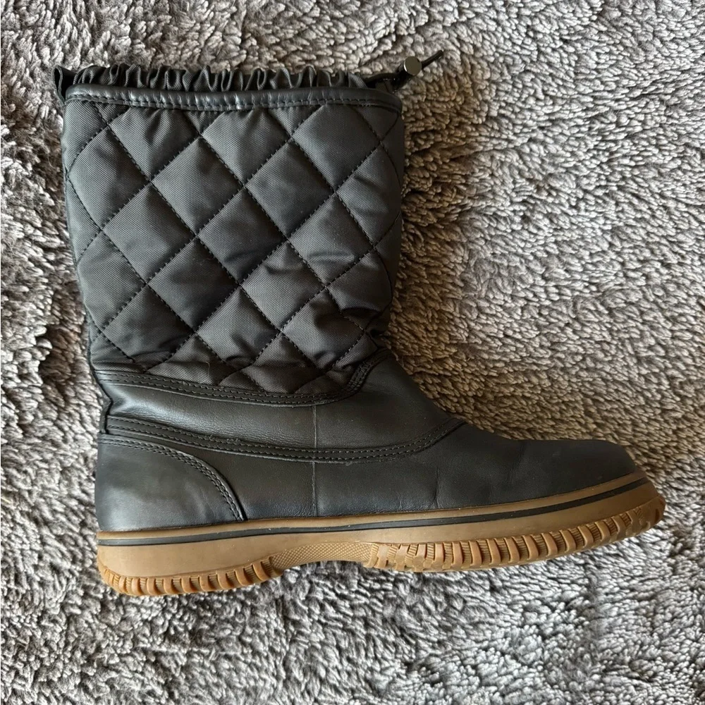 COACH Samara Black Quilted Cold Weather Boots